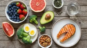Alimenti per accelerare il metabolismo: salmone, avocado, uova, broccoli, frutti di bosco, pompelmo e frutta secca